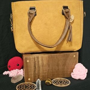 Elegant Mustard Handbag